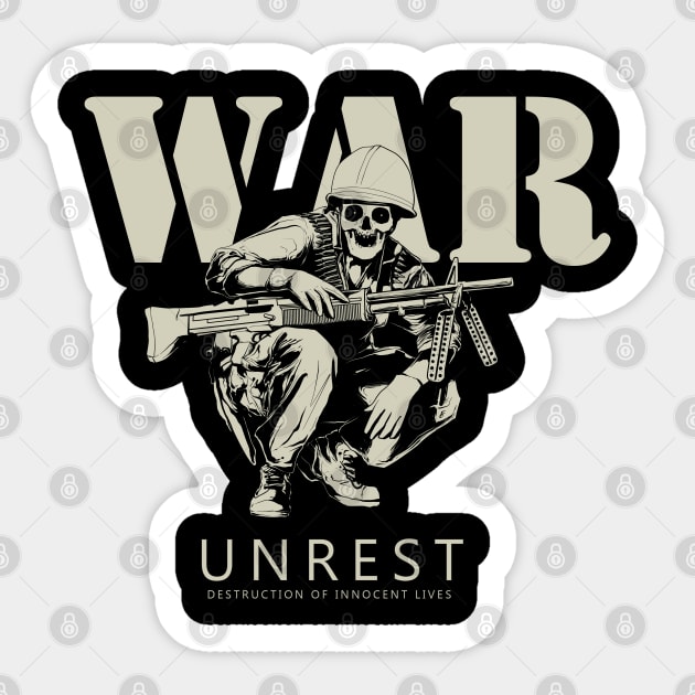 unrest Sticker by mbonproject